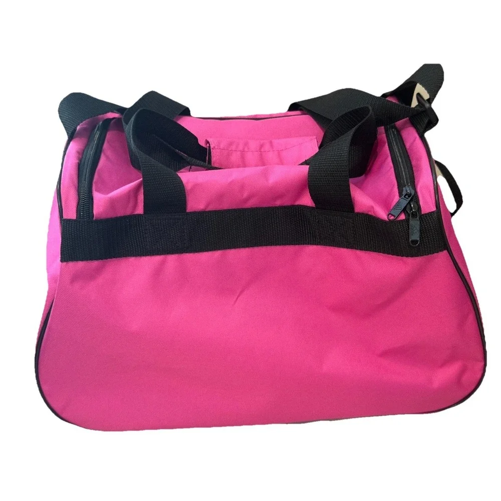 Adidas Diablo‎ Small Duffel Bag Intense Pink Black Gym Sports Travel Carry On